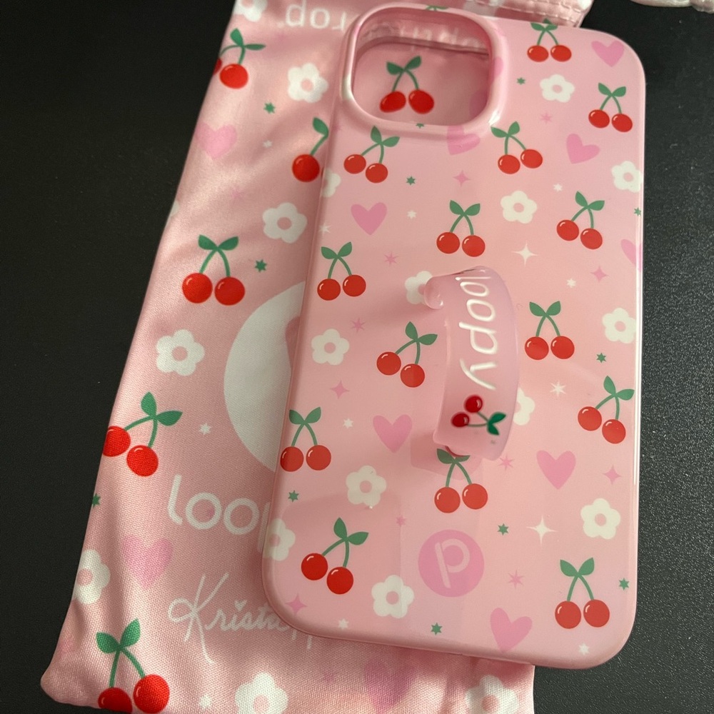 Loopy Pink Cherry Phone Case